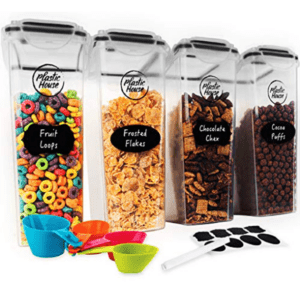 large cereal containers