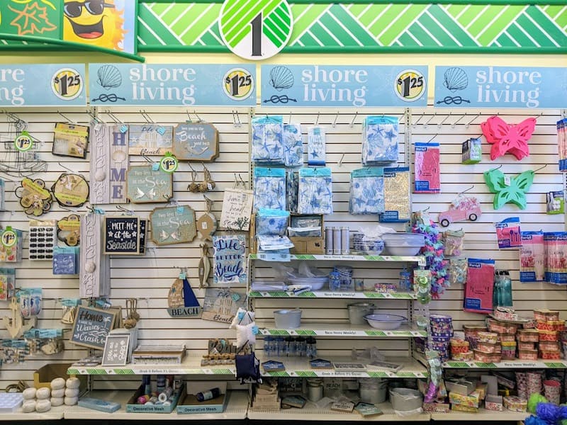 dollar tree coastal living collection wall