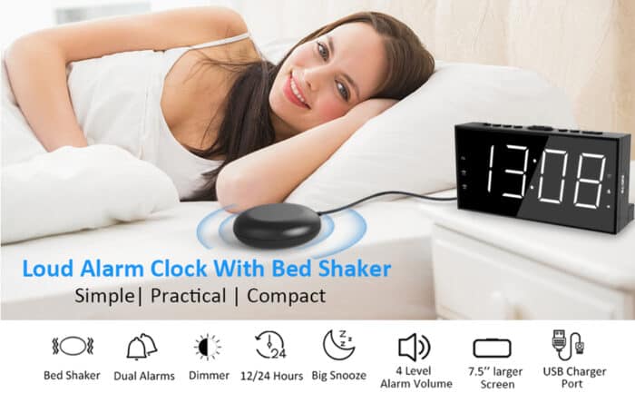 loud alarm bed shaker