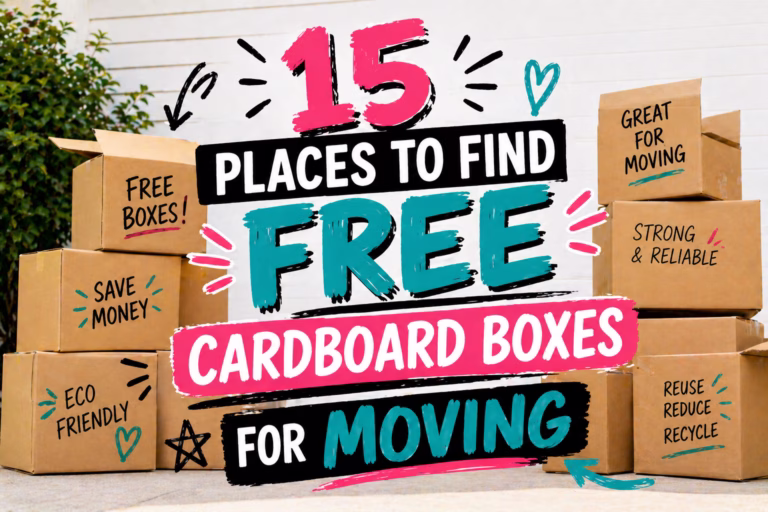 15 places to get free moving boxes