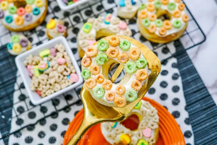 air fryer cereal donuts