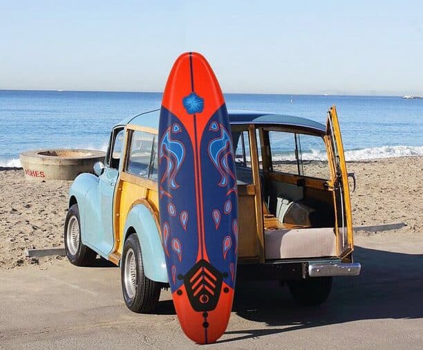 costway 6 ft. surfboard foamie body surfing board