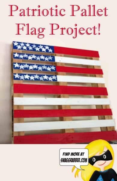 free patriotic pallet flag project