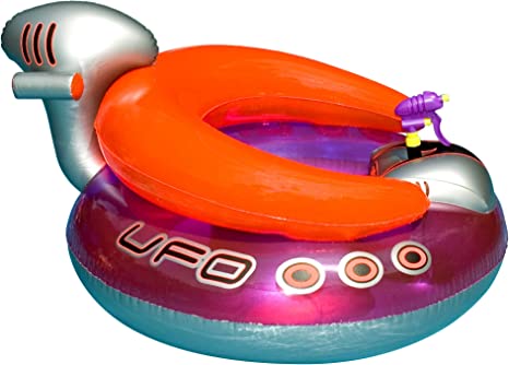 inflatable ufo spaceship pool float ride on