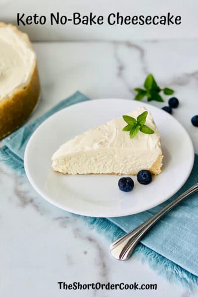 keto no bake cheesecake