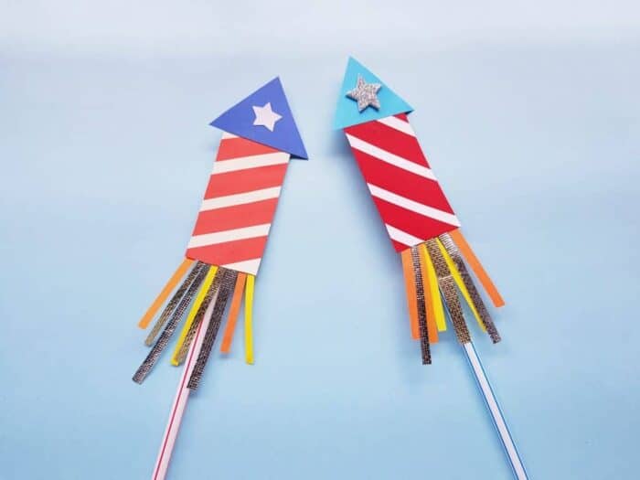 paper firecracker craft for the 4th of july