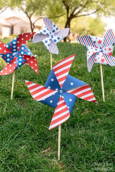 patriotic pinwheels