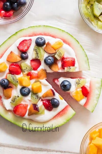 watermelon pizza ultimate summer treat