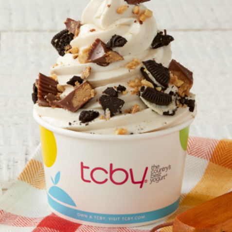 free froyo for dad at tcby