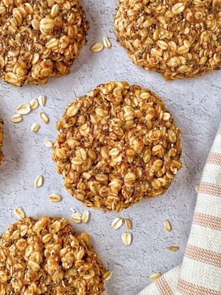 simple oatmeal protein cookies