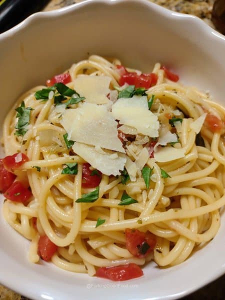 bruschetta one pot pasta