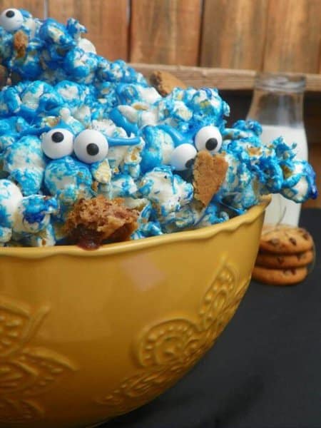 cookie monster popcorn recipe