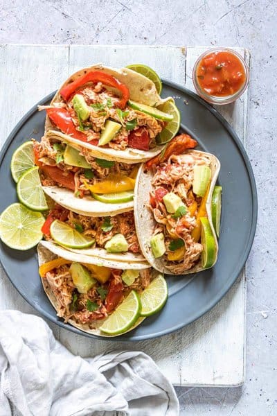 easy instant pot chicken fajitas