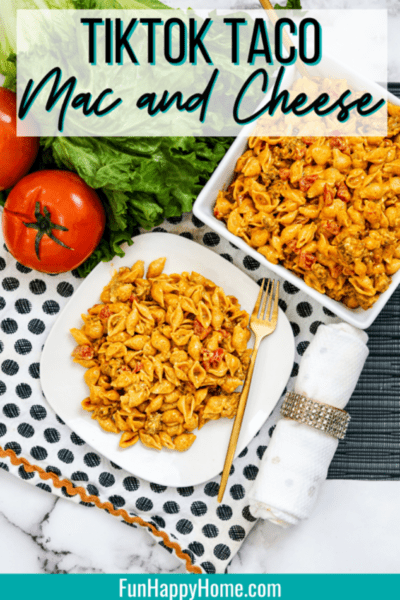 easy viral tiktok taco mac and cheese recipe