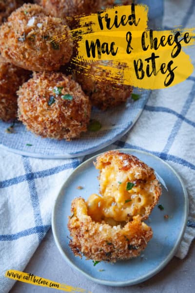 fried mac and cheese bites