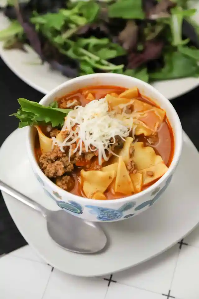 instant pot lasagna soup easy comfort food