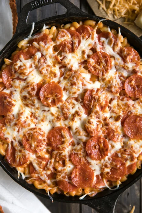 pepperoni mac and cheese skillet recipe