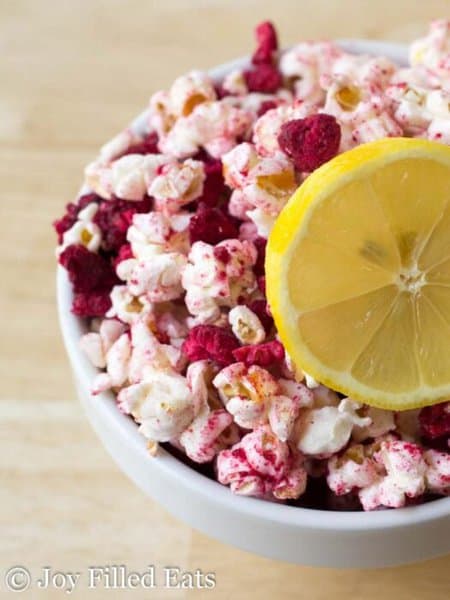 raspberry lemonade popcorn