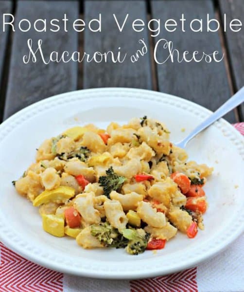 roasted vegetable macaroni and cheese