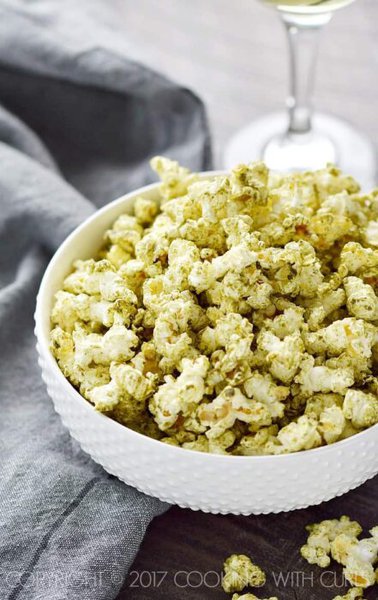 salsa verde popcorn