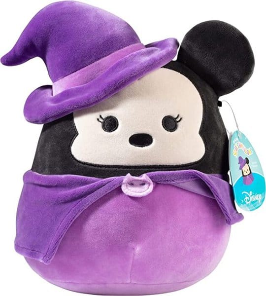 squishmallows 8 minnie mouse witch official kellytoy disney halloween