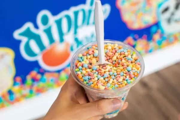 dippin dots in cup