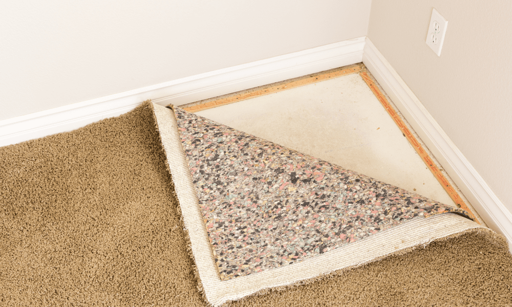 pulling up carpet