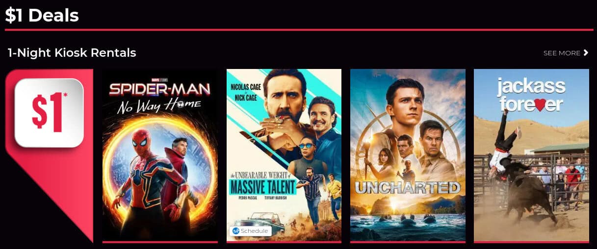 redbox value page