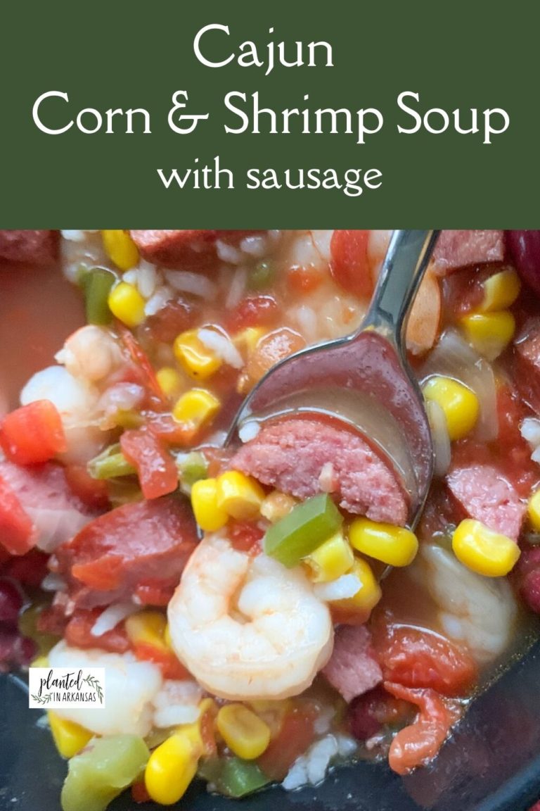 amazing cajun corn shrimp soup with sausage