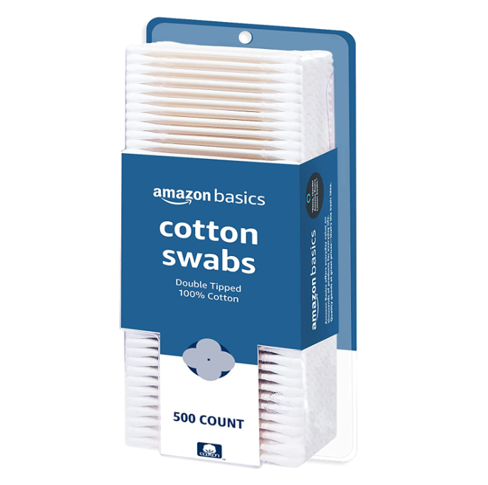 amazon basics cotton swabs