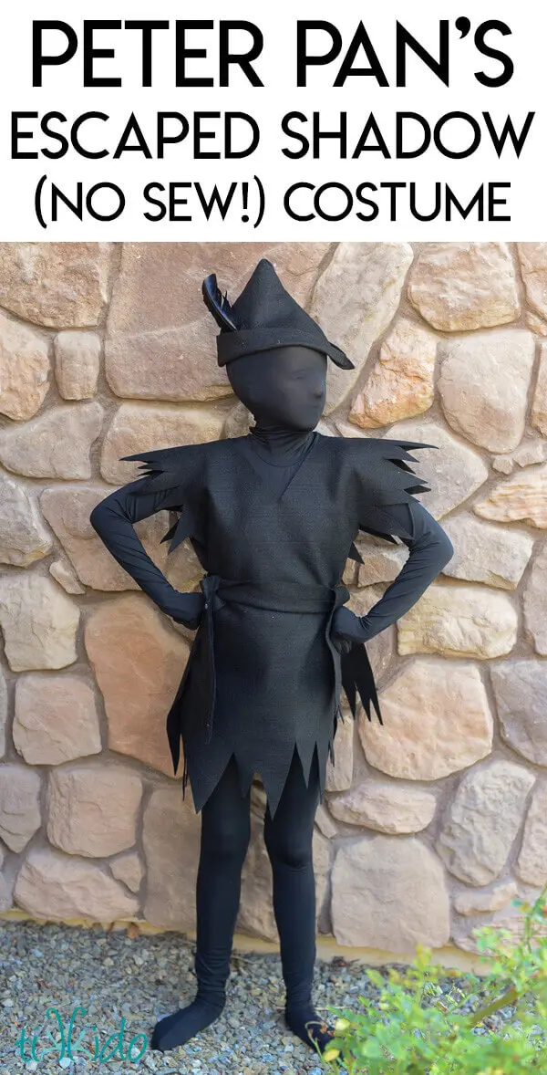 diy peter pan's shadow costume