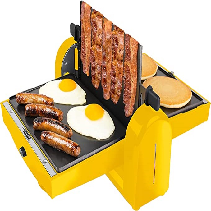 electric bacon press & griddle