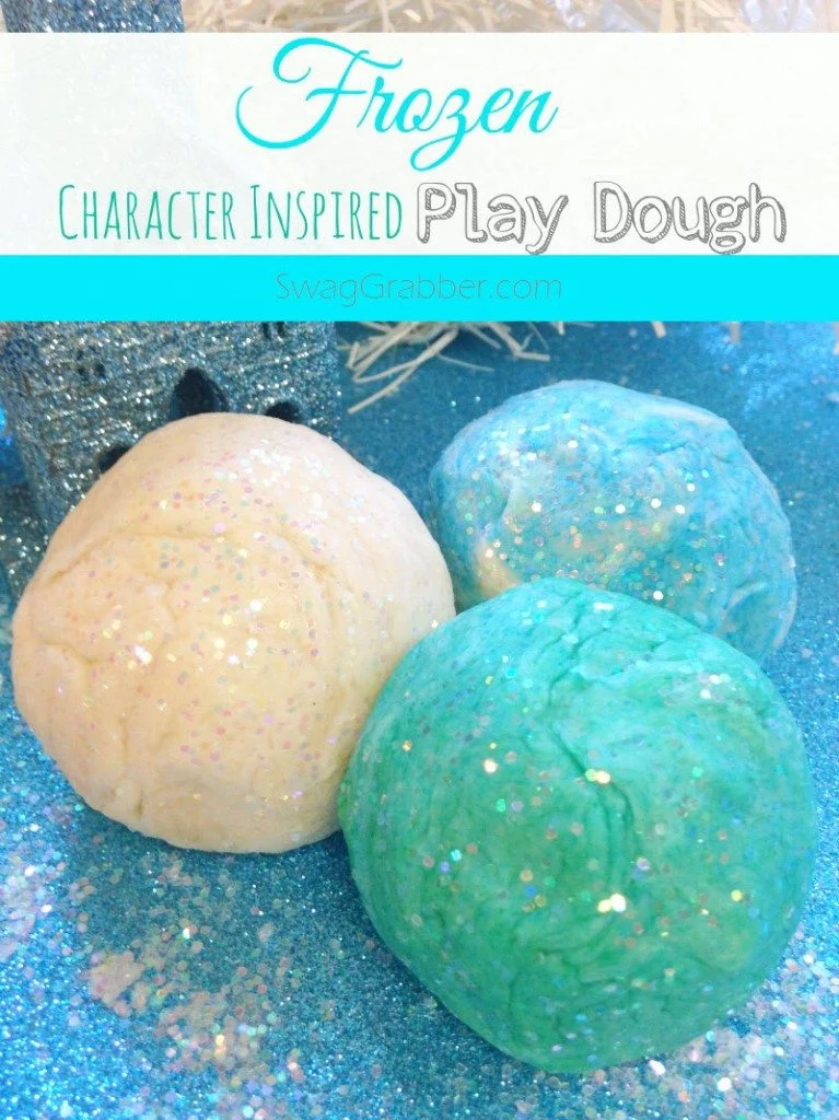 frozen inspired character play dough
