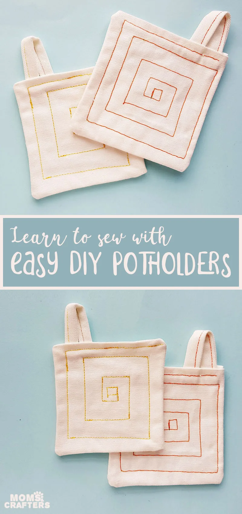 how to sew a potholder v1