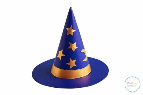 how to make a wizard hat free template