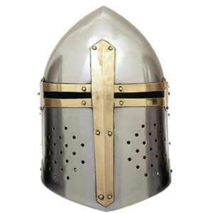 metal crusader helmet