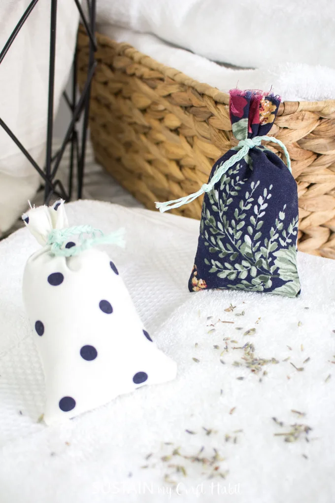 these easy lavender sachets