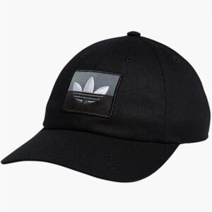 adidas originals men's slice trefoil logo relaxed fit strapback cap