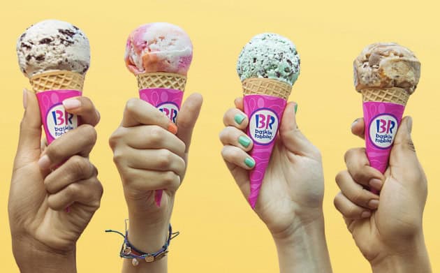 baskin robbins ice cream scoops