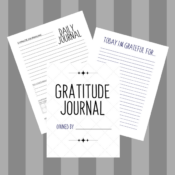 Free Printable Gratitude Journal Pages + Tips to Starting a Journal ...