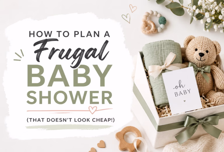 how to plan a frugal baby shower