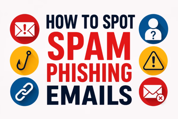 how to spot spam phishing emails
