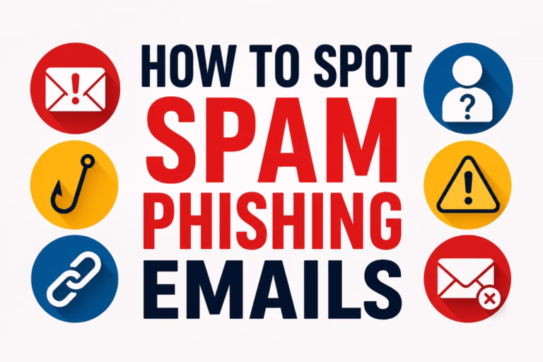 how to spot spam phishing emails