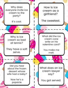 ice cream lunchbox jokes