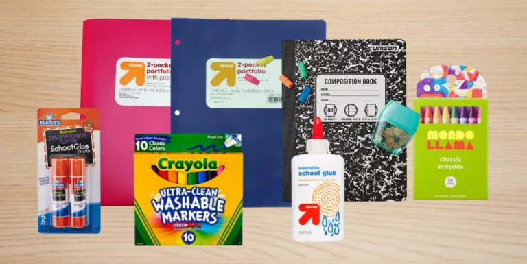 target back to school supplies on sale