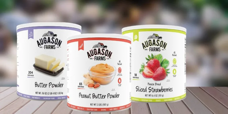augason farms powders on table
