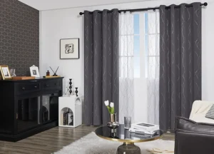 decocova greay black out curtains