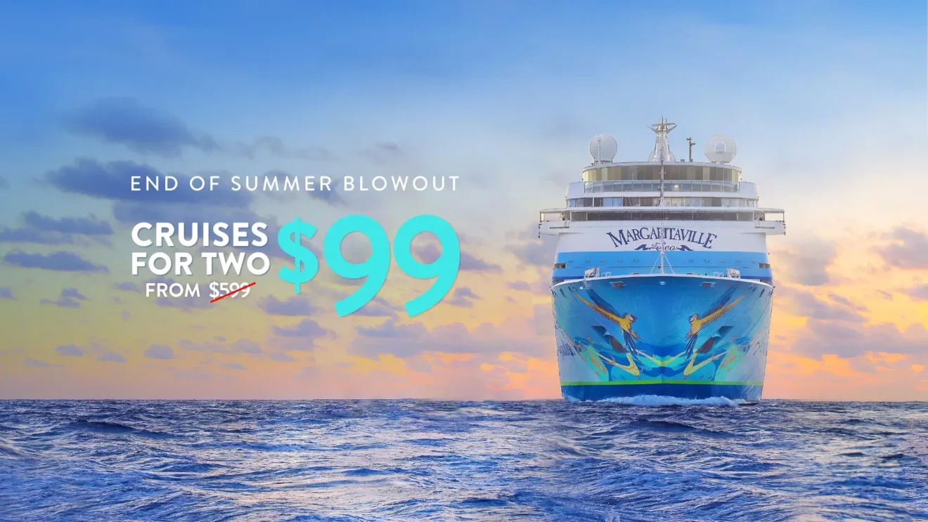 3 Day Margaritaville Cruise ONLY 99 For Two People **Today Only