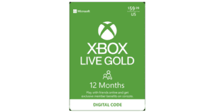 xbox live 12 months