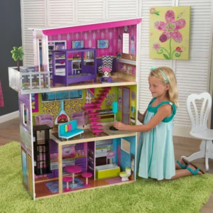 kidkraft super model wooden dollhouse